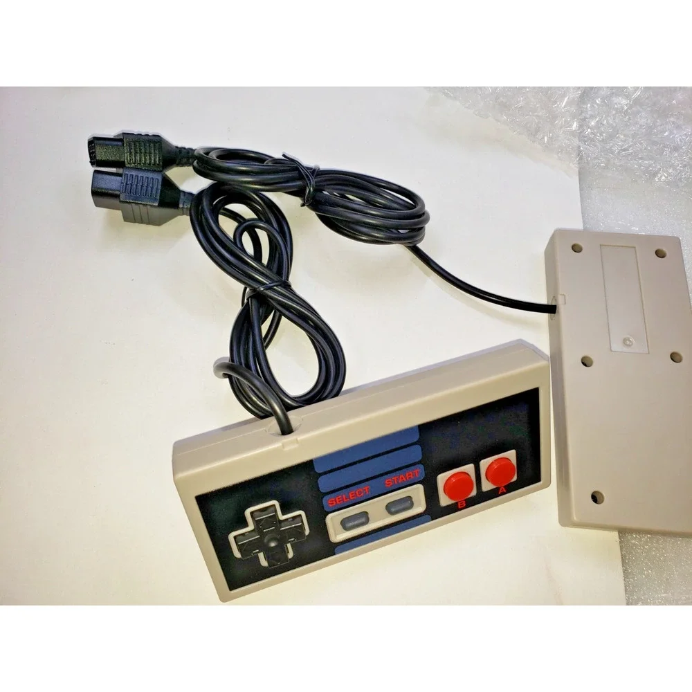 2 Pack Controller For NES Nintendo Vintage Console Wired Gamepad squared control